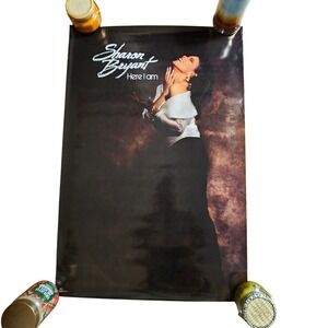 Sharon Bryant Here I Am Vintage 1989 Promo Album Poster 24x36 PolyGram Funk Soul